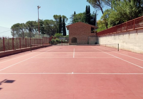 Il campo da tennis privato - Villa Michelangelo