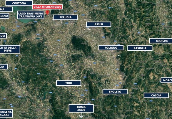 Villa Michelangelo - Mappa