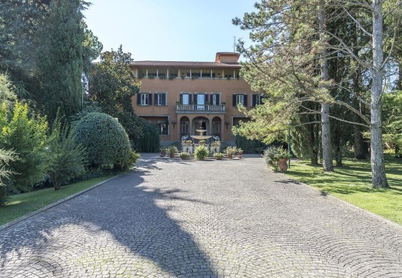 Il viale d'entrata verso l'ingresso principale - Villa Michelangelo  