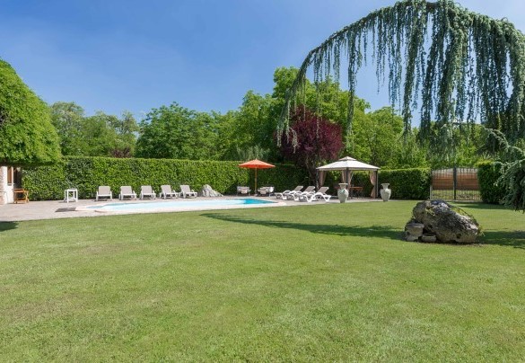 The English lawn garden of about 1000 sq m - Villa Miki