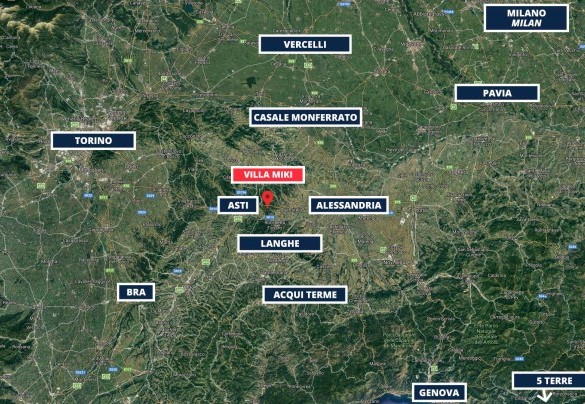 Villa Miki - Map