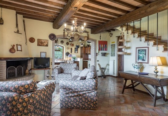 Open plan with living and dining area and kitchen - Villa Mila