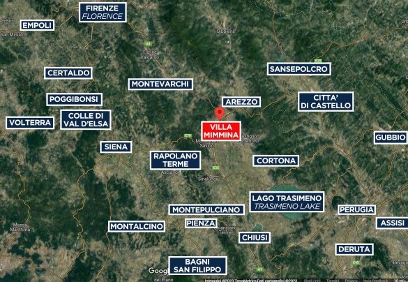 Villa Mimmina - Mappa
