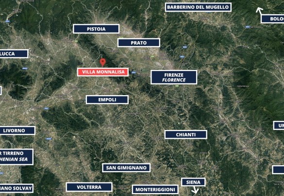 Villa Monnalisa - Mappa