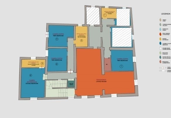 Villa Montefalconi - First Floor