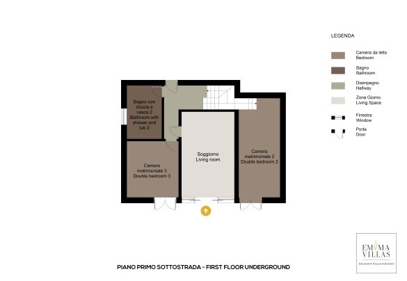 Villa Montelago - Primo Piano Sottostrada