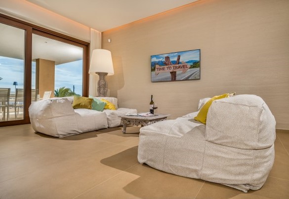 La zona living - Villa Mulberry 