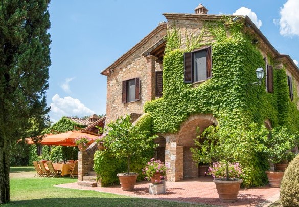 The original part of the villa dates back to the 1300s, and was part of the castle of Casenovole, while its expansion was commissioned in the 1970s  – Villa Nicola
