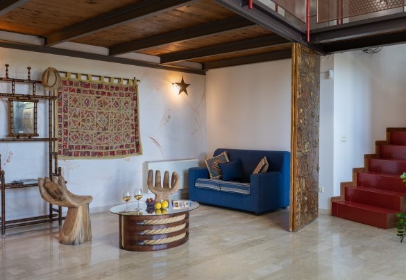Il salottino nell'open space - Villa Night and Day