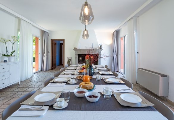 Spacious dining room in the annex - Villa Ninetta