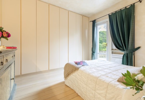  La camera da letto con letto french size al primo piano - Villa Ninfeo