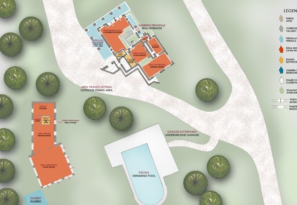 Villa Ninfeo - Property Plan