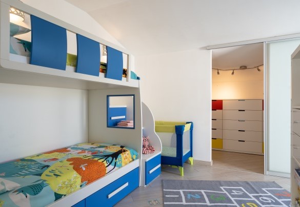 The twin bedroom with bunk beds - Villa Olimpia