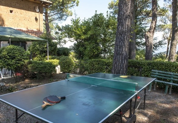 Il tavolo da ping pong nel cortile della villa - Villa Ombrosa