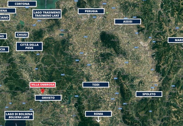 Villa Ombrosa - Mappa