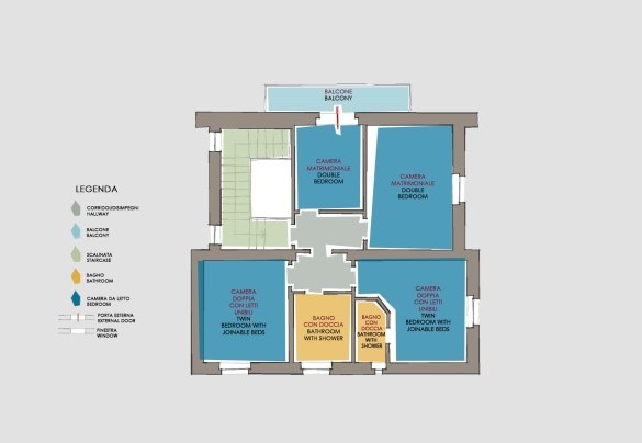 Villa Ombrosa - First Floor