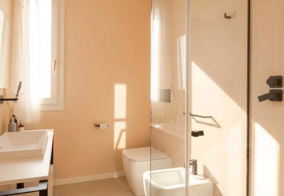 Bagno en suite con doccia n.3 al primo piano - Villa Oxa 