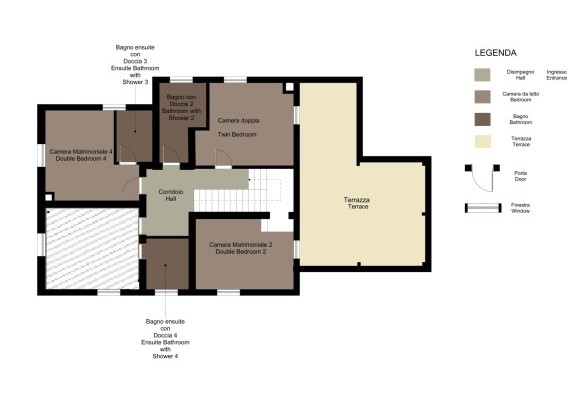 First Floor - Villa Oxa 