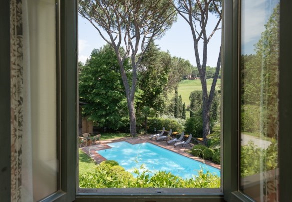 Bellissimo scorcio panoramico verso la piscina - Villa Paesante  