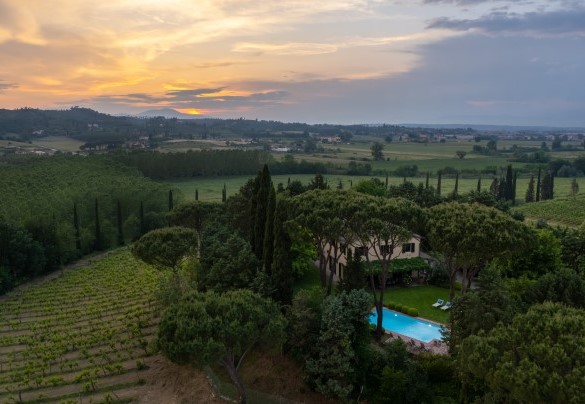 La proprietà abbracciata dal verde paesaggio - Villa Paesante