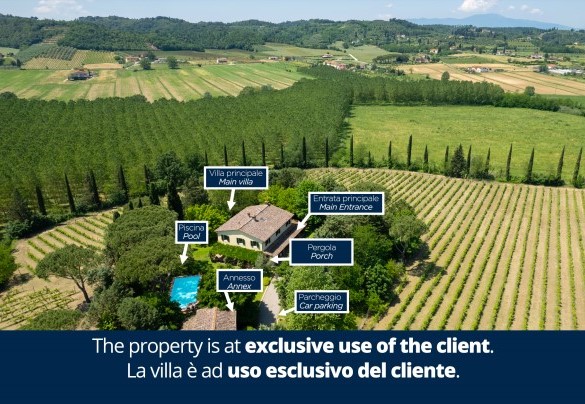 Property Plan - Villa Paesante