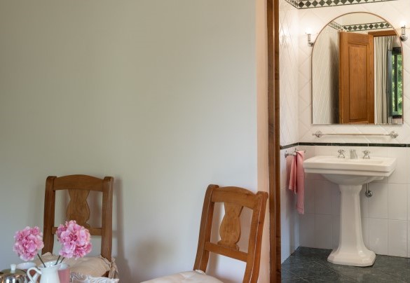 Bagno en suite con doccia al primo piano - Villa Paesante  