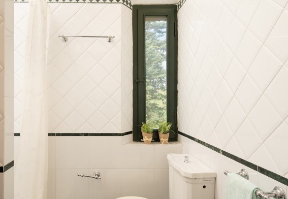 Bagno en suite con doccia al primo piano - Villa Paesante  