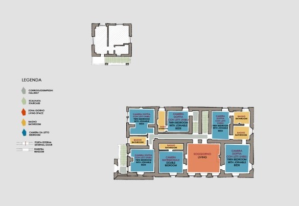 Villa Palazzaccio - First Floor