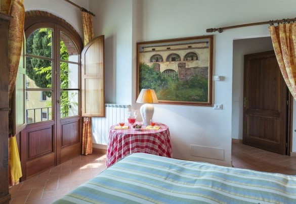 La meravigliosa camera matrimoniale - Villa Palazzaccio