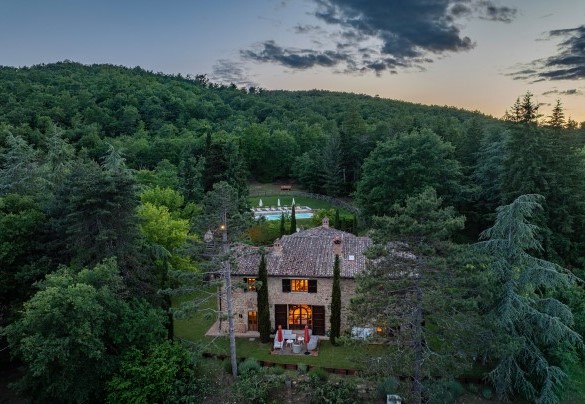 The villa seen from above - Villa Palazzolo