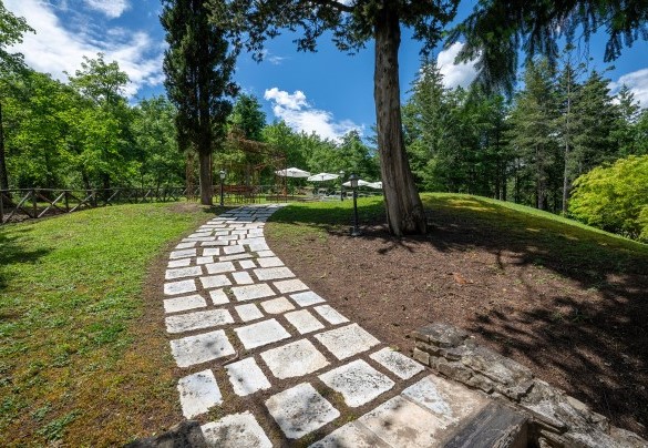 The path leading to the swimming pool - Villa Palazzolo