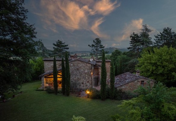 The house at sunset - Villa Palazzolo