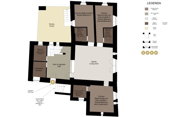 Villa Palazzolo - Ground floor