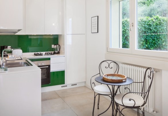 Dining and kitchen area - Villa Palladini