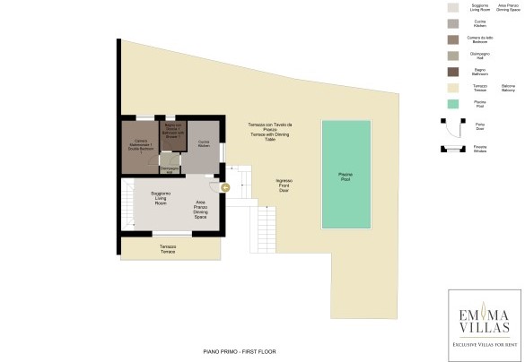 Villa Palladini - First Floor