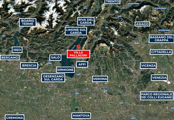 Villa Palladini - Map
