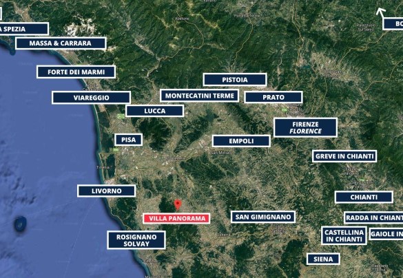 Villa Panorama - Mappa