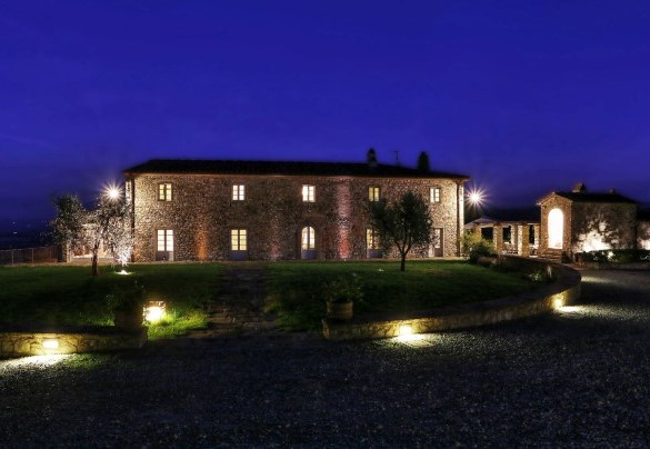 La proprietà all'imbrunire - Villa Panorama