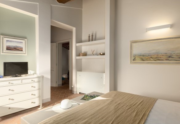 Camera matrimoniale con bagno con doccia en suite al primo piano - Villa Panorama