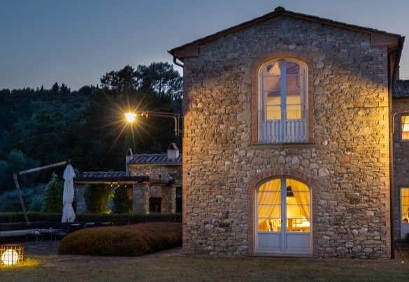 La proprietà all'imbrunire - Villa Panorama