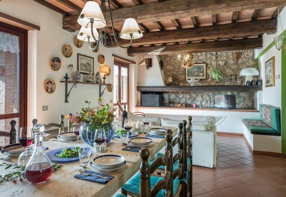 Dining room open with the living area - Villa Paola