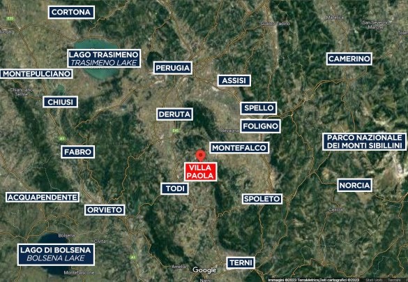 Villa Paola - Map