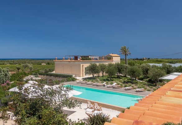 Veduta dal terrazzo della dependance – Villa Passo degli Aironi