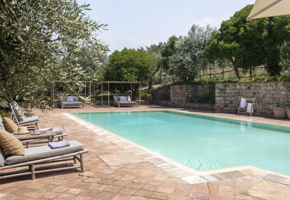 La zona piscina - Villa Passulunara	