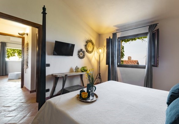 La matrimoniale n.6 in annesso 1 al primo piano - Villa Passulunara