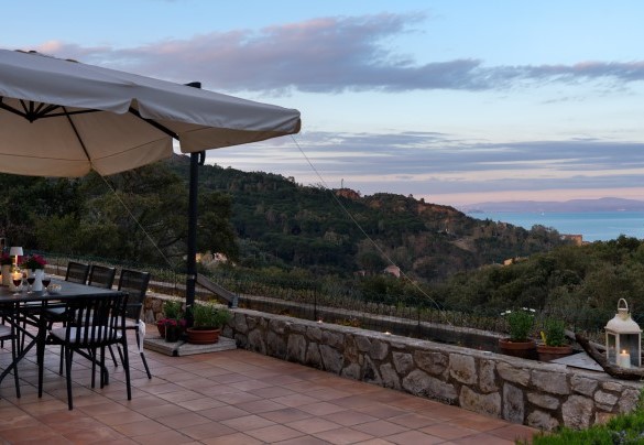 Vista notturna -  Villa Perelle 
