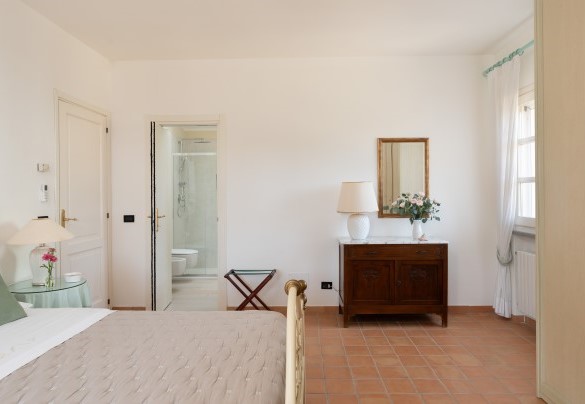 Camera matrimoniale n. 2 con bagno en suite  - Villa Perelle