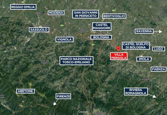 Villa Pergola - Map
