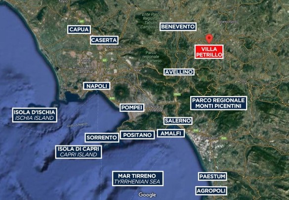 Villa Petrillo - Map