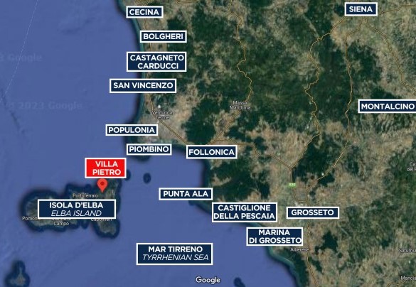 Villa Pietro - Map